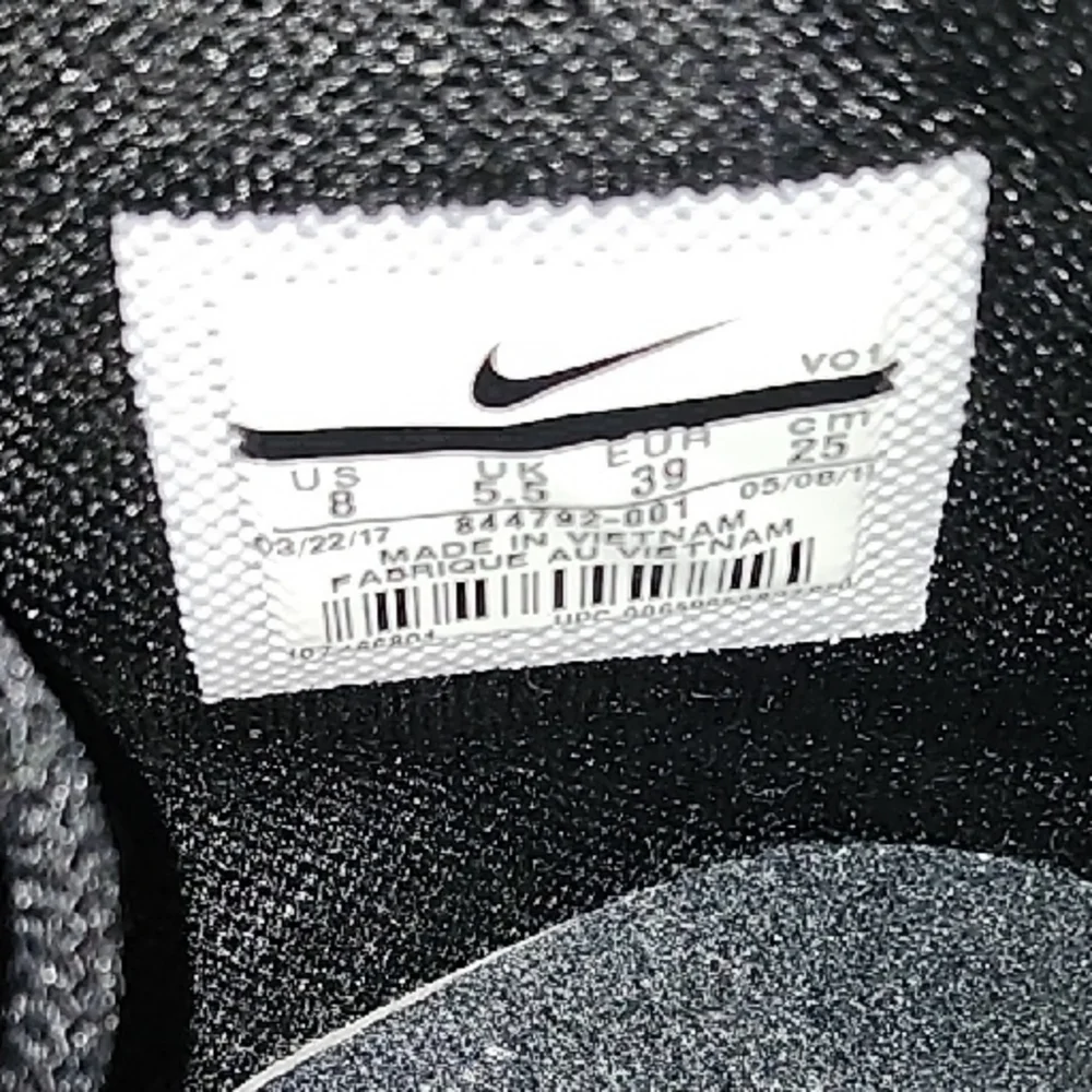 Nike Prime Hype 2016 Black and White Basketball Sneakers
